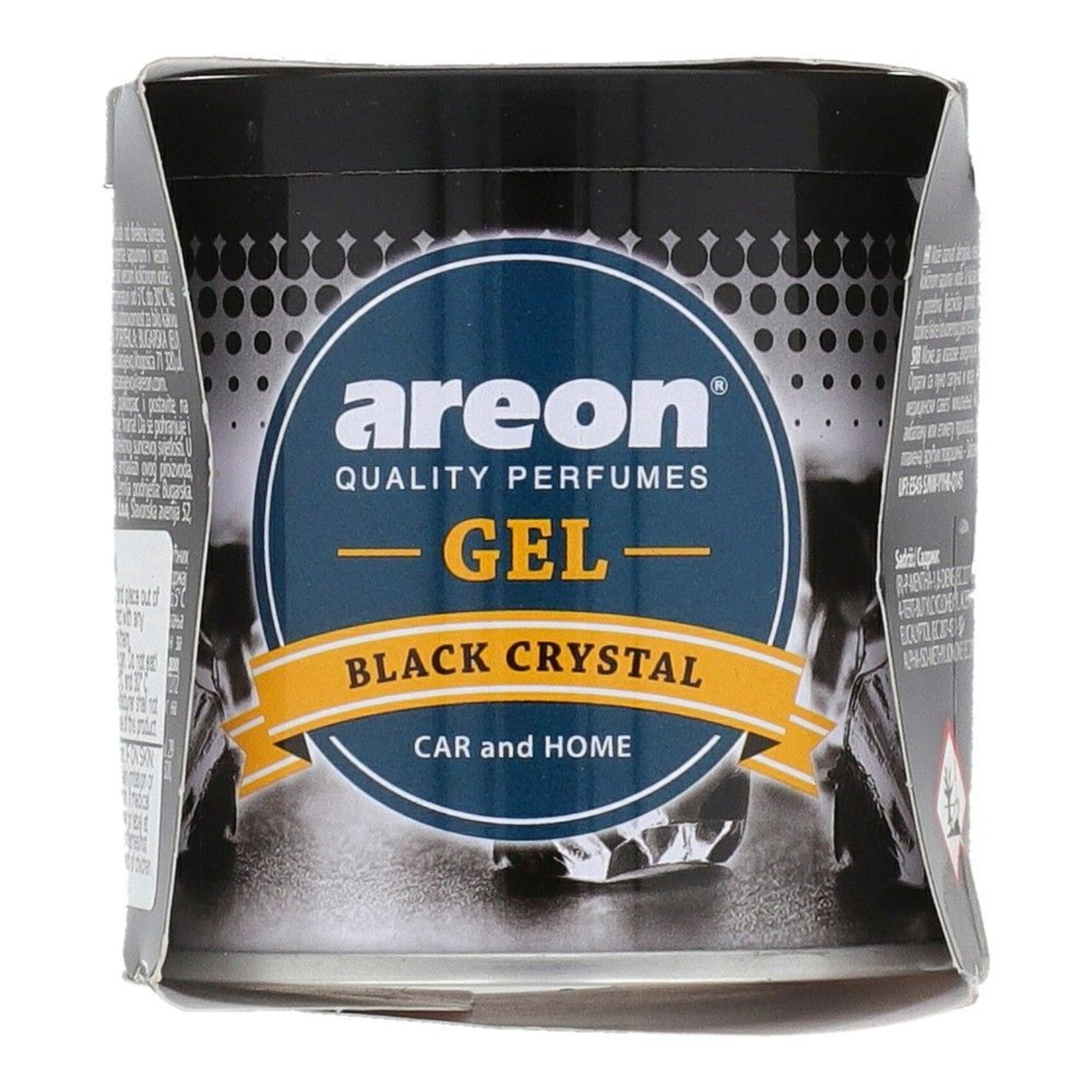 AREON QUALITY PERFUMES GEL BLACK CRYSTAL 80GM CAN