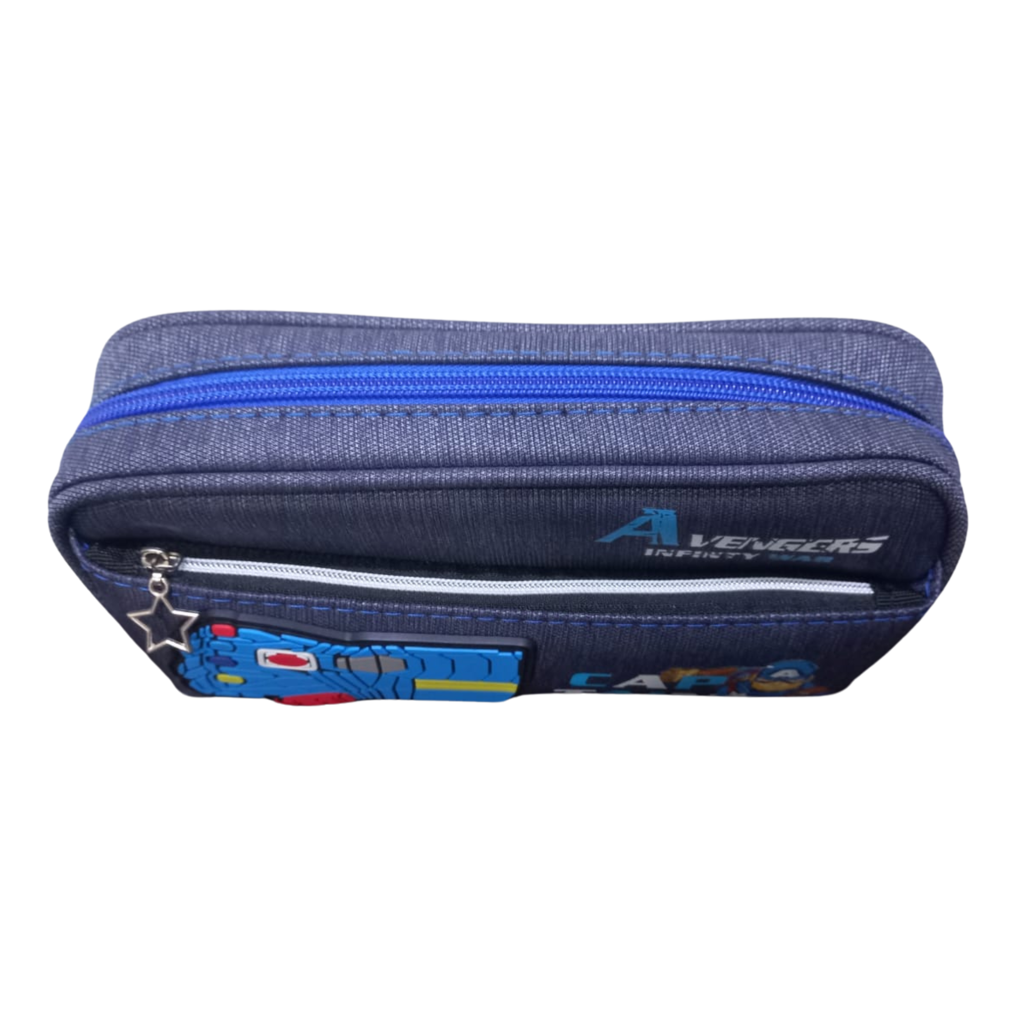 PENCIL POUCH AVENGERS CAPTAIN AMERICA 2-ZIPPER 7341