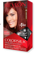 REVLON HAIR COLORSILK AUBURN BROWN 49