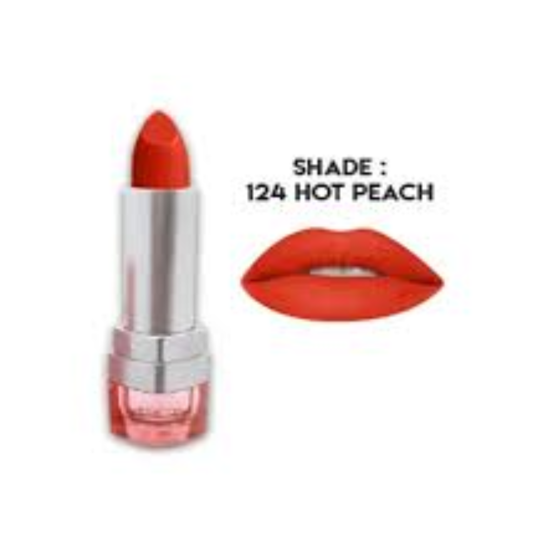 GLAMOROUS FACE LIPSTICK SHADE 124 HOT PEACH