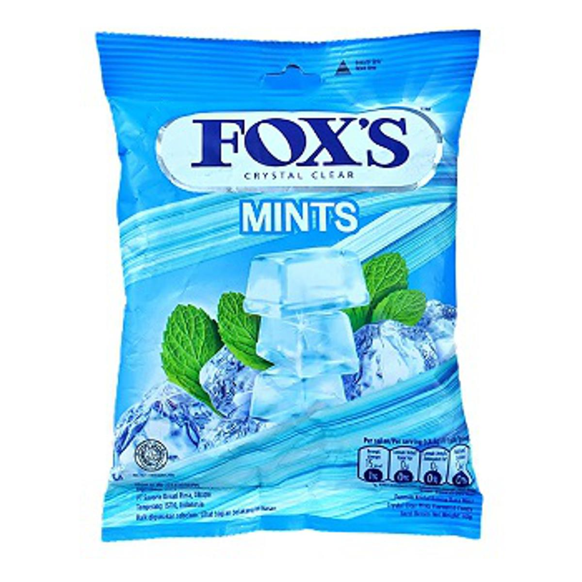 FOX'S CRYSTAL CLEAR MINTS CANDIES