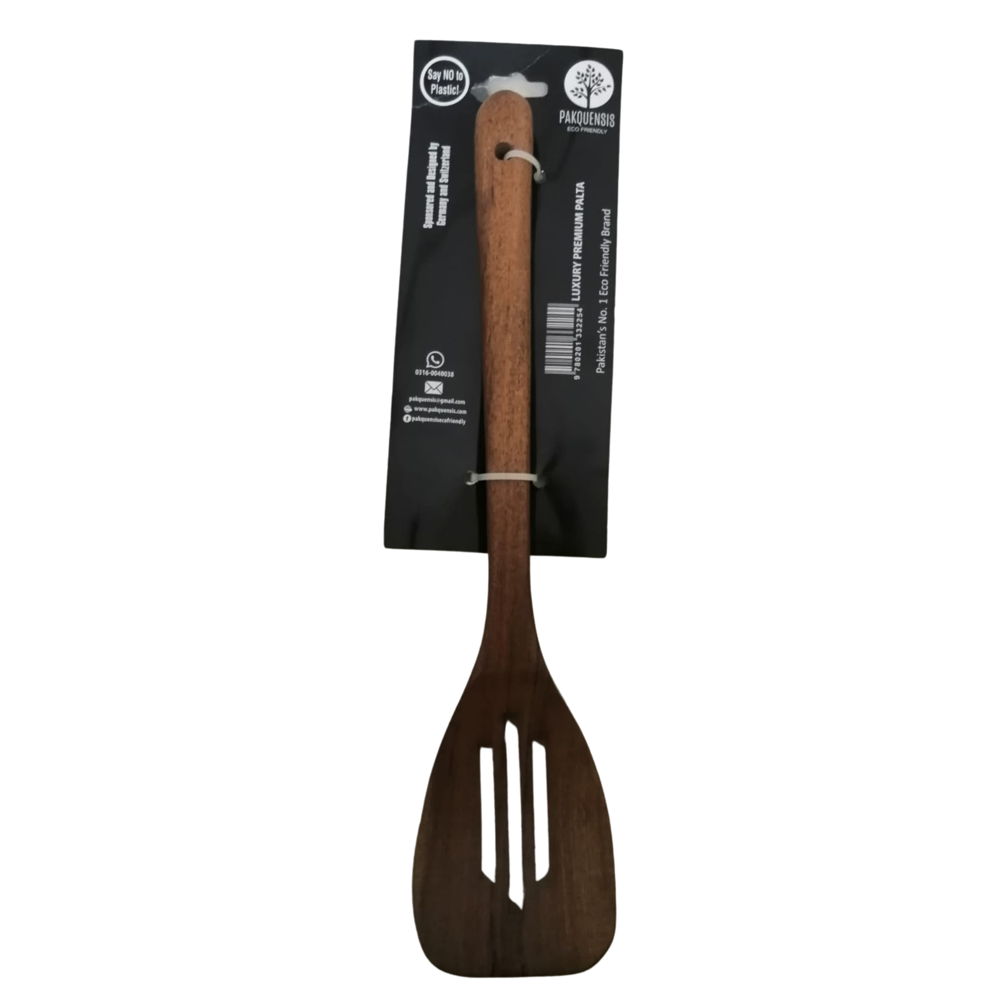 PAKQAUENSIS WOODEN UTENSIL TURNER BROWN