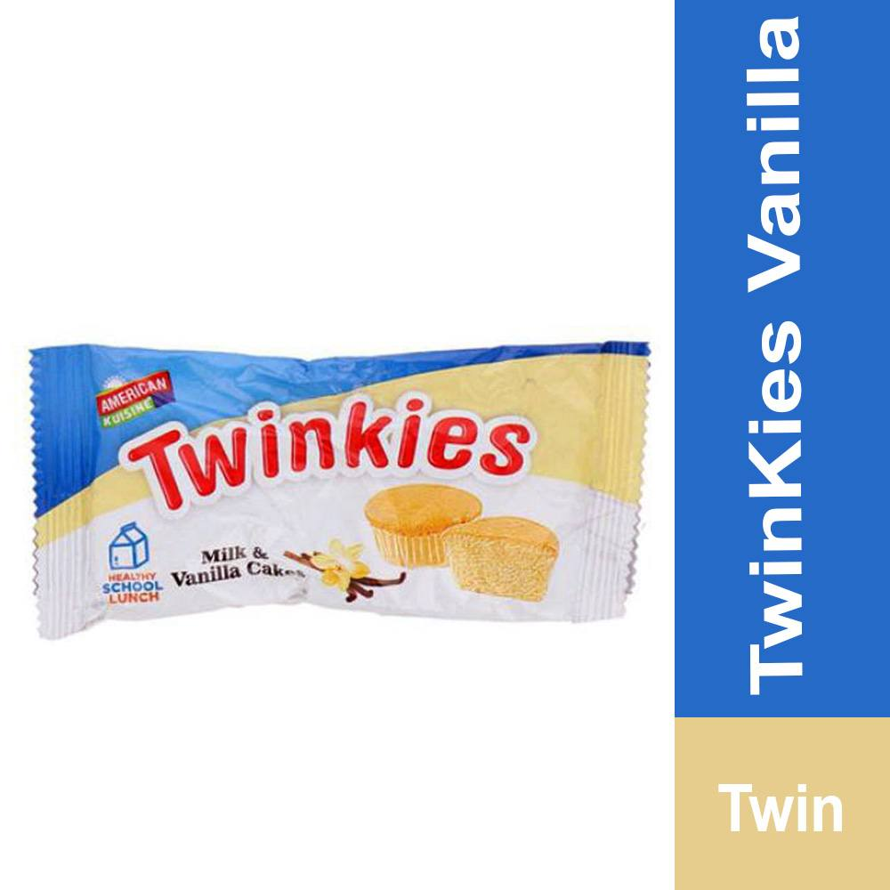 AMERICAN CUISINE TWINKIES MILK & VANILLA CAKES 28GM