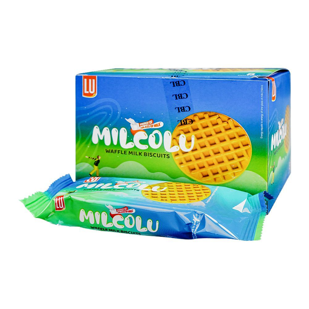 LU MILCOLU WAFFLE MILK BISCUIT 40GM 10PCS BOX