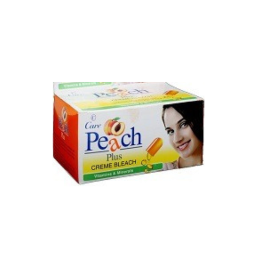 CARE PEACH PLUS CREAM BLECH LIGHTENS EXCESS DARK HAIR 35ML 12G ACC