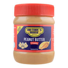 NATURES HOME PEANUT BUTTER CREAMY 340GM