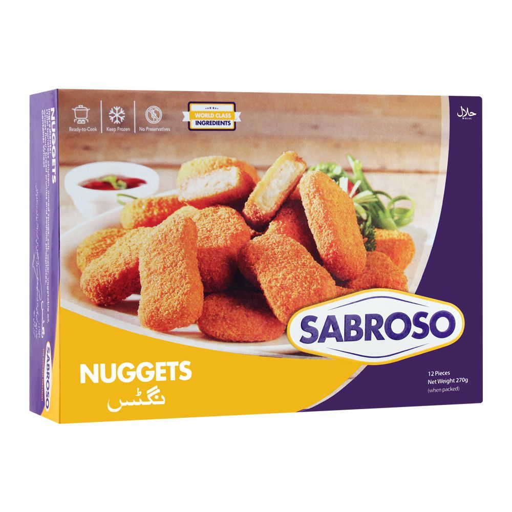 SABROSO NUGGETS NET WEIGHT 270G