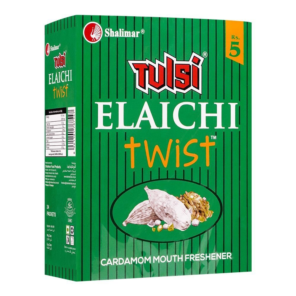 SHALIMAR TULSI ELAICHI TWIST 48PCS BOX