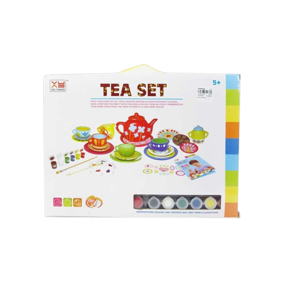 MINI PAINT TEA SET 17PIECES WHITE NO.1402-A