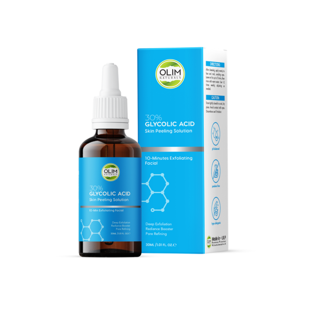 OLIM SERUM 30% GLYCOLIC ACID SKIN PEELING SOLUTION 30ML