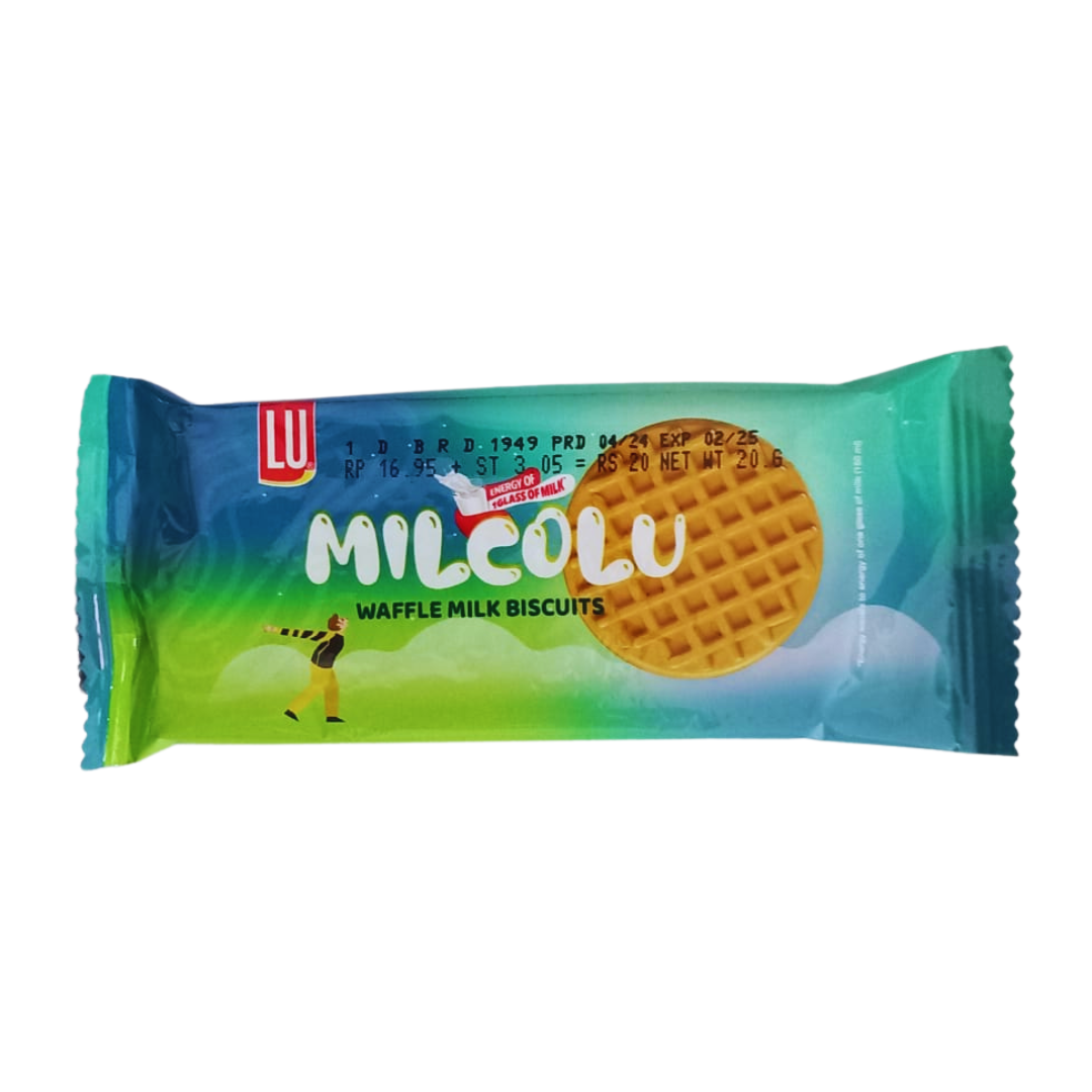 LU MILCOLU WAFFLE MILK BISCUIT 20GM