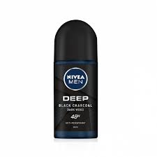 NIVEA MEN DEEP BLACK CARBON DARK WOOD ROLL ON 50ML