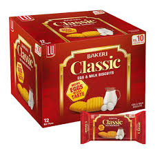 LU BAKERI CLASSIC EGG & MILK BISCUITS 18GM 30PCS BOX