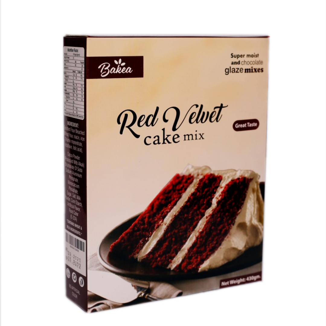 BAKEA RED VELVET CAKE MIX 430GM