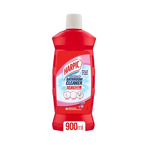 HARPIC BATHROOM CLEANER10X FLORAL 900ml