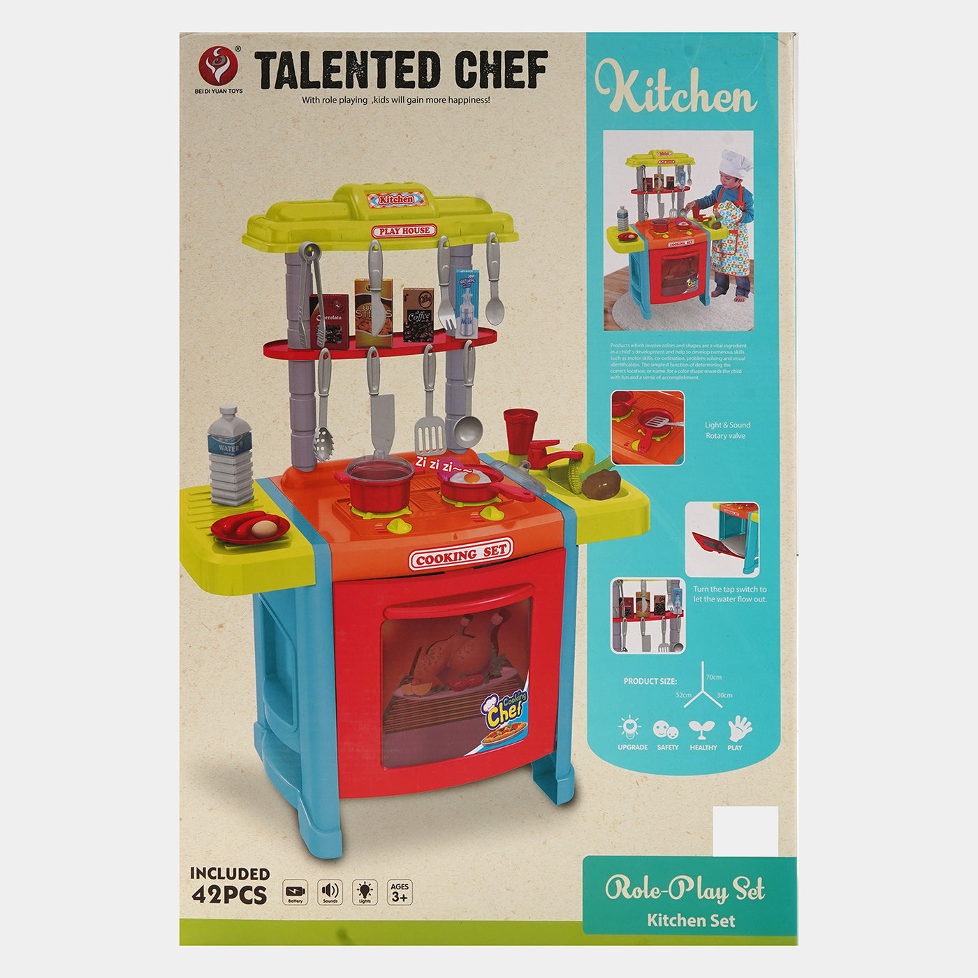 TALENTED CHEF KID ROLE PLAYING 42PCS NO.922-14A