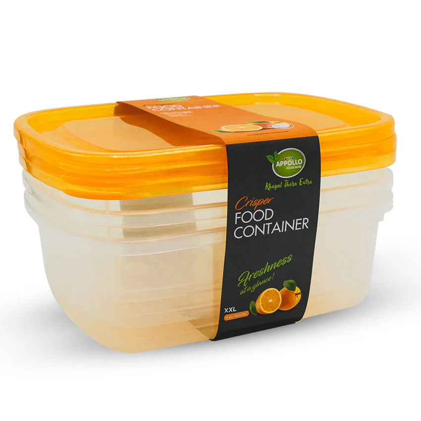 APPOLO CRISPER FOOD CONTAINER XXL 3PCS SET