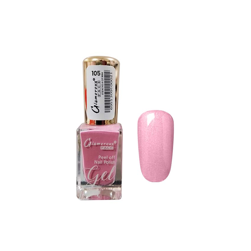 GLAMOROUS FACE PEEL OFF NAIL POLISH GEL 105