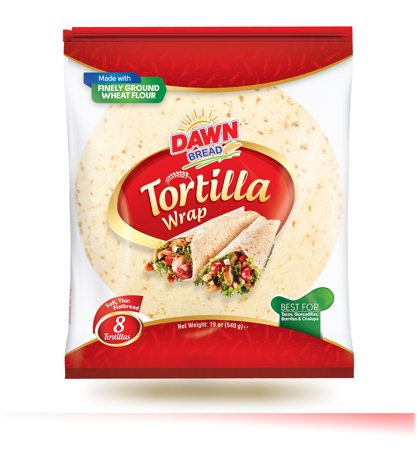 DAWN TORTILLA WRAP 8PCS