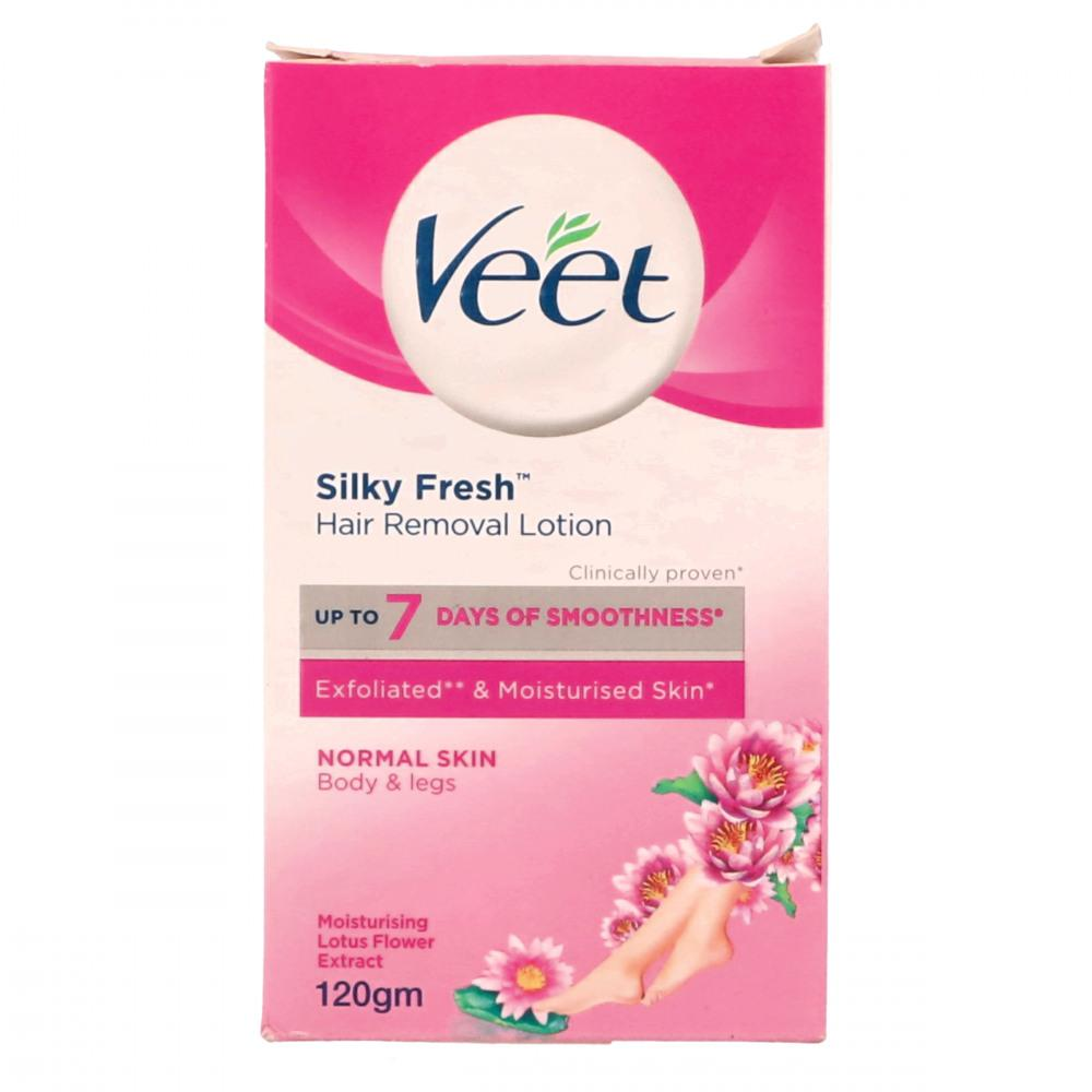 VEET SILKY FRESH HAIR REMOVAL LOTION NORMAL SKIN 120GM