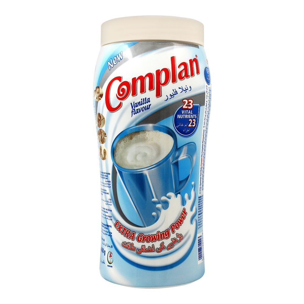 COMPLAN VANILLA FLAVOUR JAR 400GM