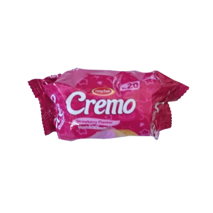 MAYFAIR CREMO STRAWBERRY BISCUIT 40GM