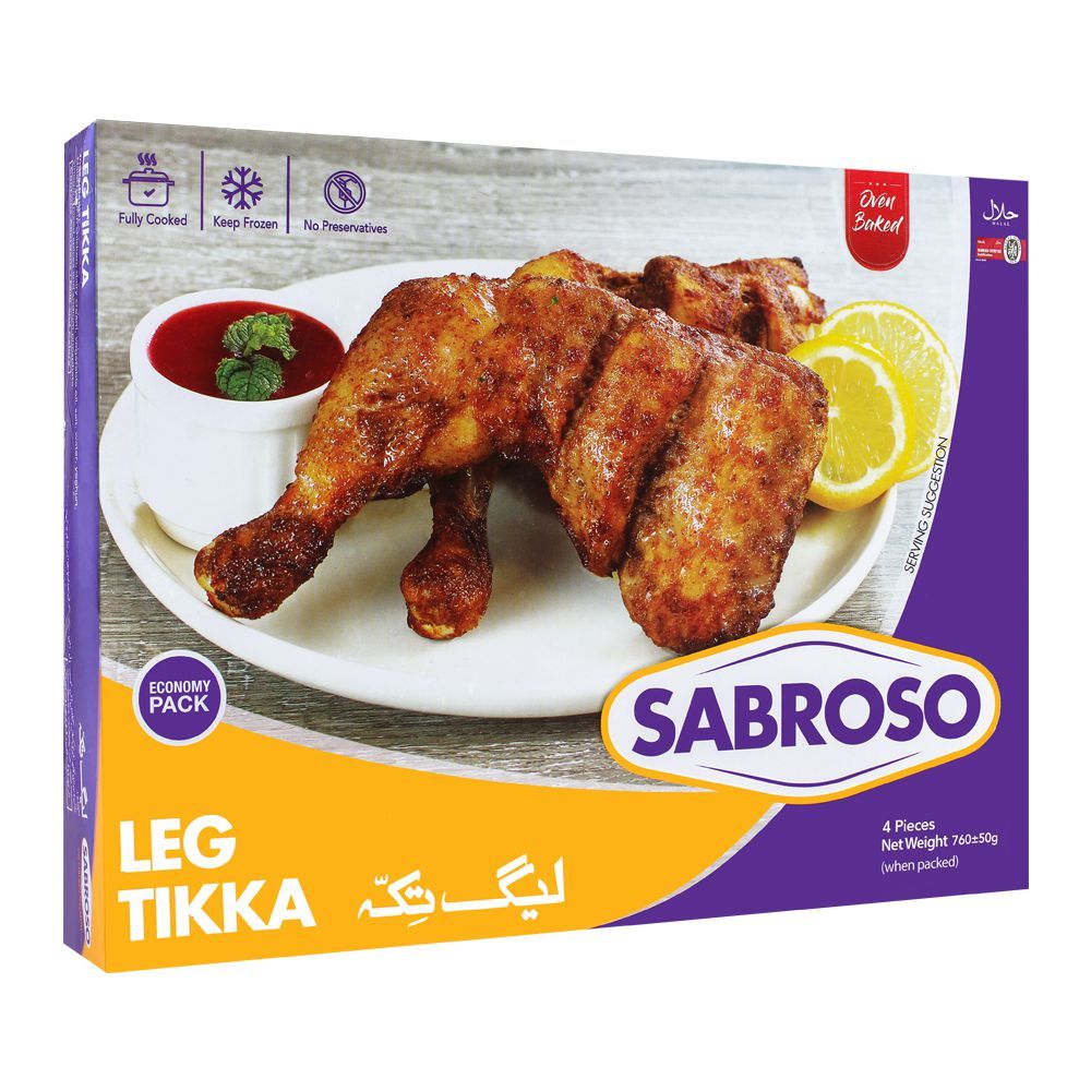 SABROSO LEG TIKKA NET WEIGHT 760G