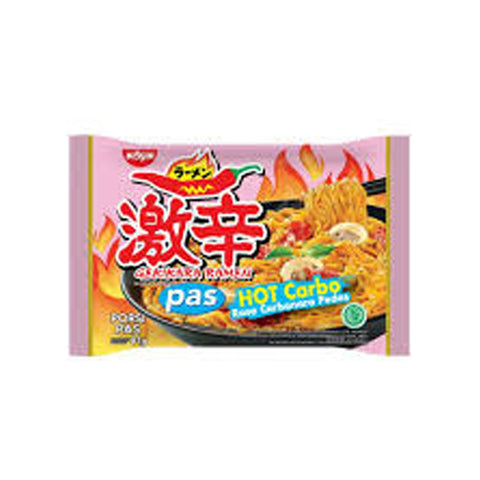 NISSIN GEKIKARA RAMEN HOT CARBO FLAVOUR 81GM