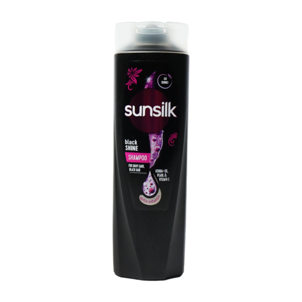 SUNSILK SHAMPOO BLACKSHINE HENNA+OIL 160ML