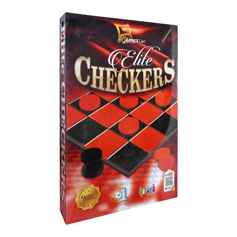 GAMEX CART ELITE CHECKERS 2IN 1