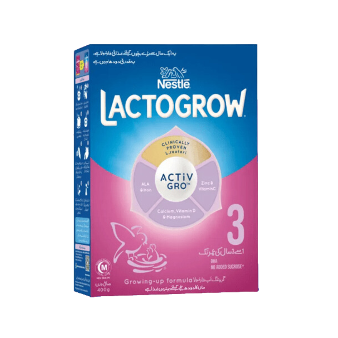 NESTLE LACTOGROW3 400GM 1TO3YRS