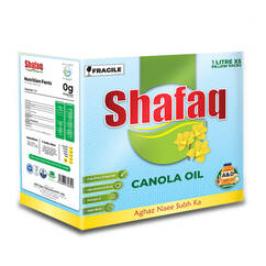 SHAFAQ CANOLA OIL 1LTR CTN