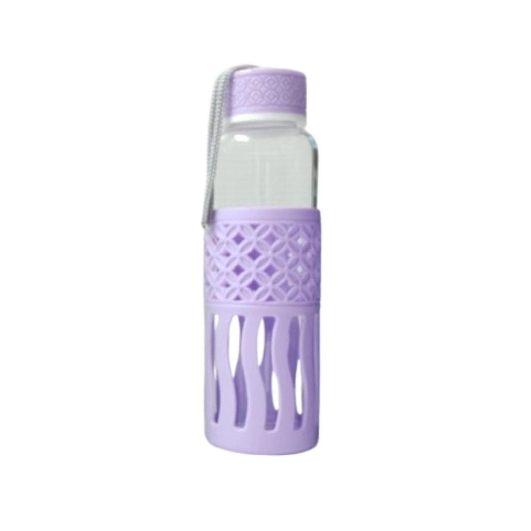 GLASS WATER BOTTLE 380ML SB3217