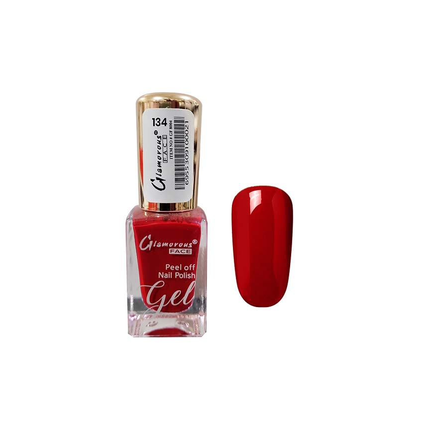 GLAMOROUS FACE PEEL OFF NAIL POLISH GEL 134