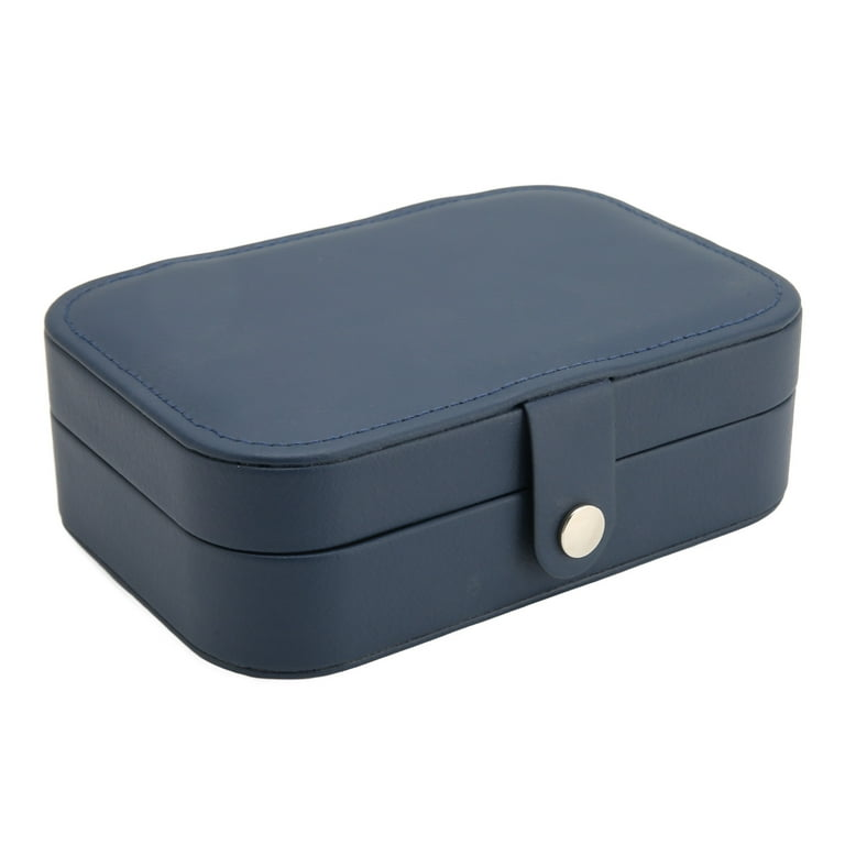 PORTABLE ARTIFICIAL LEATHER JEWELRY BOX