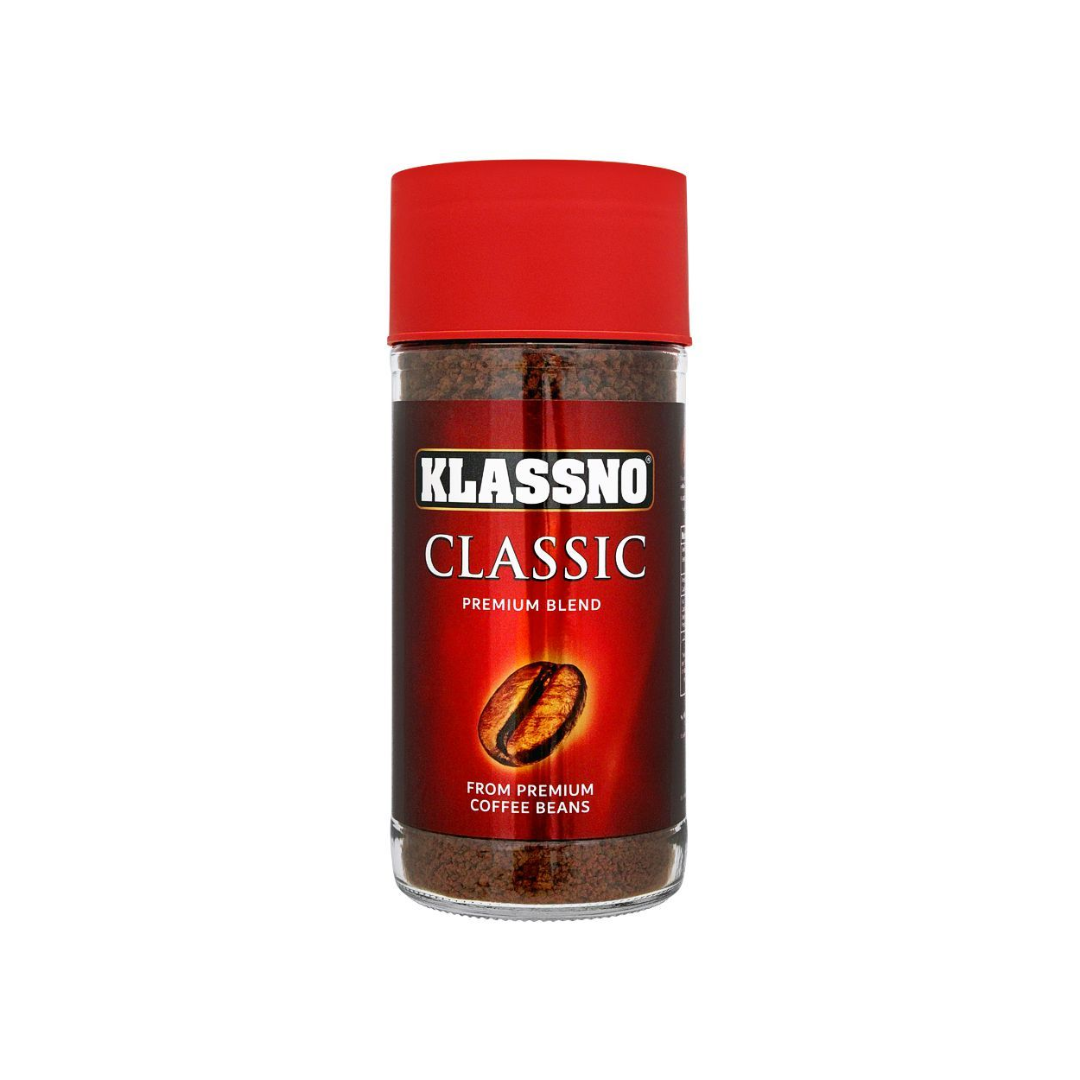 KLASSNO COFFEE CLASSIC PREMIUM BLEND 100GM GLASS JAR