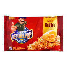 KERNELPOP MICROWAVE POPCORN ENGLISH BUTTER 90GM