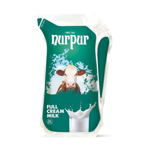 NURPUR FULL CREAM MILK POUCH 250ML