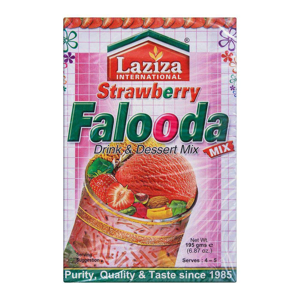 LAZIZA STRAWBERRY FALOODA 195GM