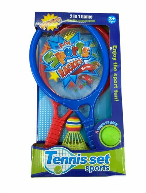 SPORTS TENNIS SET FOR KIDS 2IN1 GAME