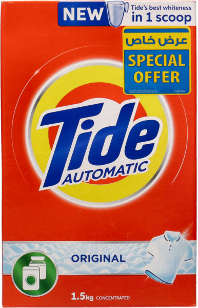 TIDE AUTOMATIC WASHING POWDER ORIGINAL 1.5KG