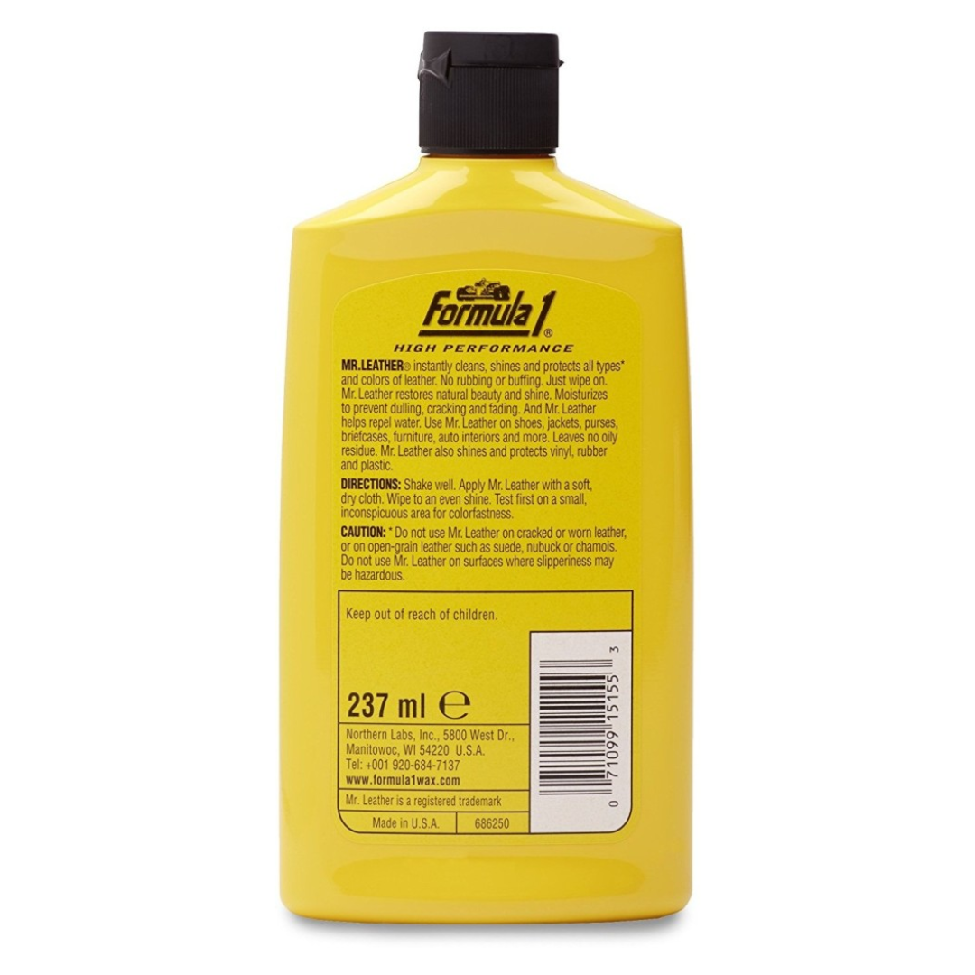 FORMULA 1 MR. LEATHER CLEANER & CONDITIONER 237ML