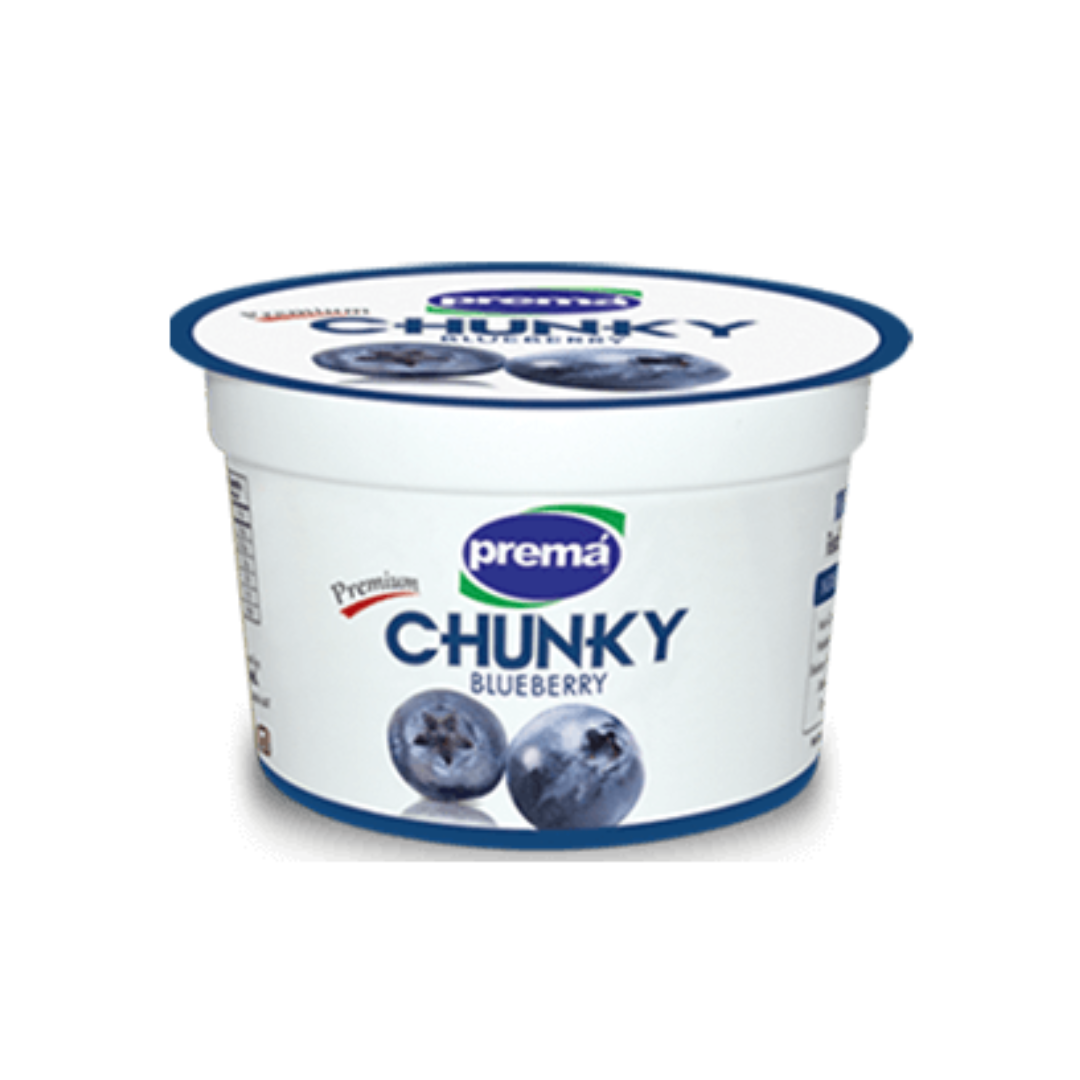 PREMA YOGURT CHUNKY BLUEBERRY 90GM