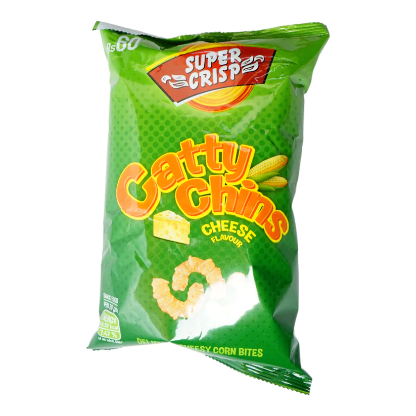 SUPER CRISP CHATTY CHINS CHEESE FLAVOUR 42GM