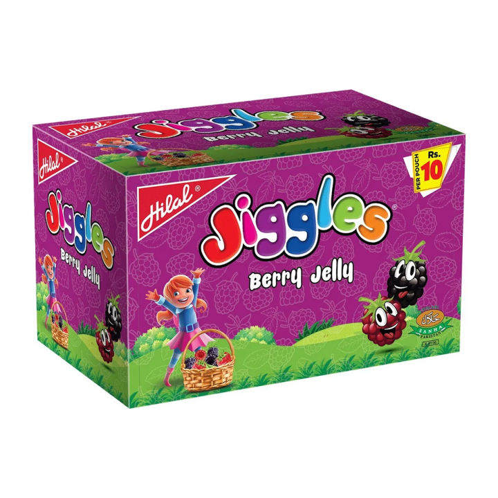 HILAL JIGGLES BERRY JELLY 24POUCHES