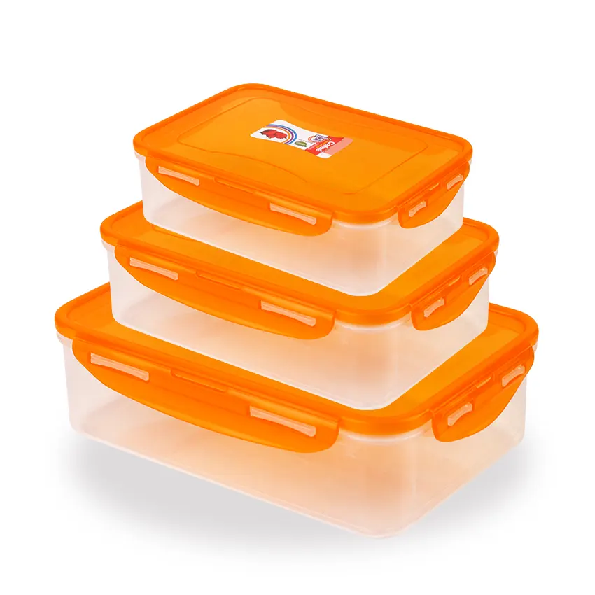 APPOLLO FOOD CONTAINER 3PCS SET ORANGE