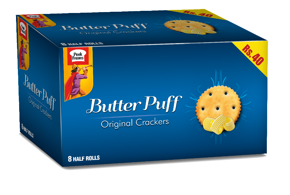 PEEK FREANS BUTTER PUFF ORIGINAL CRACKERS 12PCS BOX