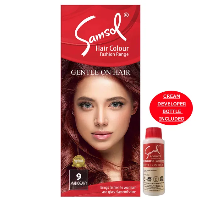 SAMSOL HAIR COLOUR NO 9 MAHOGANY