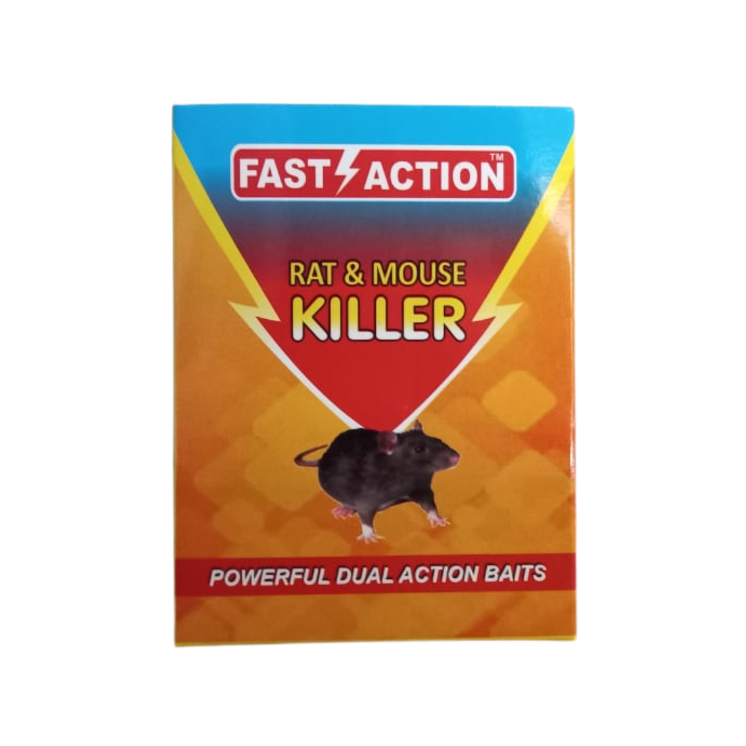 FAST ACTION RAT & MOUSE KILLER 50GM