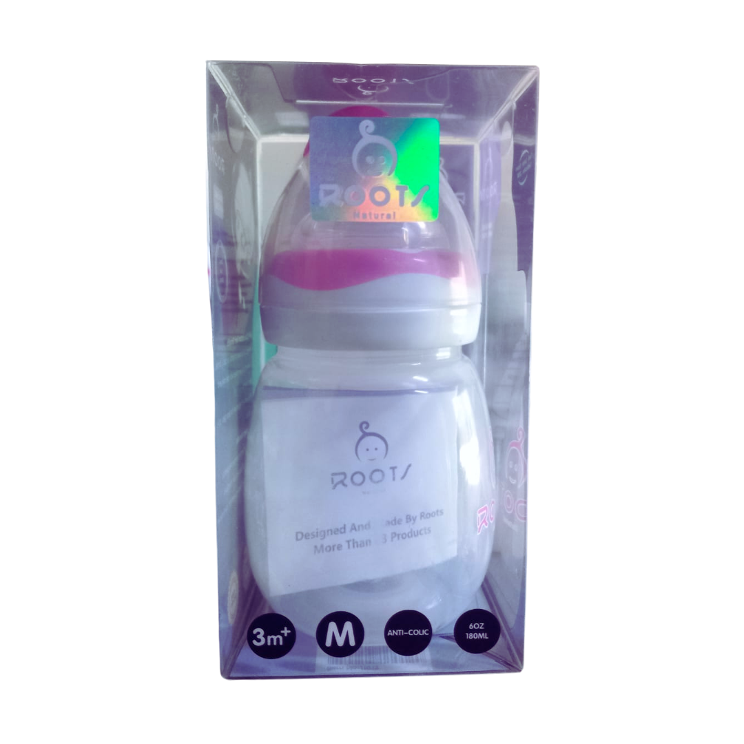 ROOTS BABY FEEDER ANTI-COLIC MEDIUM 3-M+ 180ML